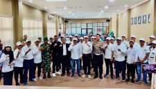 Bupati Bima Ady Mahyudi menghadiri pelantikan Ketua dan Pengurus KONI Kabupaten Bima periode 2026–2030 yang dipimpin Ketua KONI NTB H. Mori Hanafi di Aula Kantor Bupati Bima, Sabtu (6/6/2026).