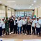 Bupati Bima Ady Mahyudi menghadiri pelantikan Ketua dan Pengurus KONI Kabupaten Bima periode 2026–2030 yang dipimpin Ketua KONI NTB H. Mori Hanafi di Aula Kantor Bupati Bima, Sabtu (6/6/2026).
