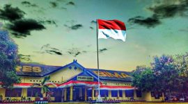 Polres Bima saat melakukan penanganan kasus dugaan pelecehan santri di Kecamatan Belo, Kabupaten Bima, Nusa Tenggara Barat.