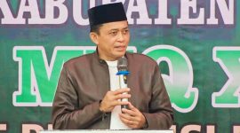 Bupati Lombok Tengah H. Lalu Pathul Bahri menyampaikan program pemberangkatan umrah bagi hafiz dan hafizah serta beasiswa kedokteran gratis bagi penghafal Al-Qur'an 30 juz saat pembukaan MTQ XXXI Tingkat Provinsi NTB Tahun 2026.