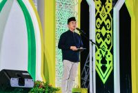 Gubernur NTB Dr. H. Lalu Muhamad Iqbal, S.IP., M.Si., menyampaikan sambutan pada pembukaan Musabaqah Tilawatil Qur'an (MTQ) XXXI Tingkat Provinsi Nusa Tenggara Barat (NTB) Tahun 2026 di Kabupaten Lombok Tengah, Selasa (9/6/2026).
