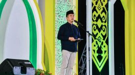 Gubernur NTB Dr. H. Lalu Muhamad Iqbal, S.IP., M.Si., menyampaikan sambutan pada pembukaan Musabaqah Tilawatil Qur'an (MTQ) XXXI Tingkat Provinsi Nusa Tenggara Barat (NTB) Tahun 2026 di Kabupaten Lombok Tengah, Selasa (9/6/2026).