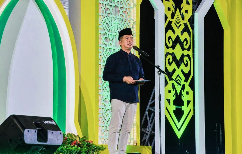 Gubernur NTB Dr. H. Lalu Muhamad Iqbal, S.IP., M.Si., menyampaikan sambutan pada pembukaan Musabaqah Tilawatil Qur'an (MTQ) XXXI Tingkat Provinsi Nusa Tenggara Barat (NTB) Tahun 2026 di Kabupaten Lombok Tengah, Selasa (9/6/2026).