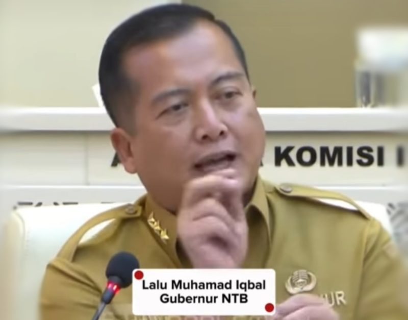 Gubernur NTB Dr. H. Lalu Muhamad Iqbal, S.IP., M.Si., menyampaikan pandangannya saat mengikuti Rapat Dengar Pendapat Umum (RDPU) bersama Komisi II DPR RI di Jakarta, Senin (9/6/2026), terkait kebutuhan rekrutmen PPPK berbasis kompetensi dan penguatan birokrasi daerah.
