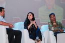 Delegasi muda DPRemaja 4.0 memaparkan hasil temuan lapangan terkait masifnya iklan rokok yang masih terpasang di sekitar sekolah dalam acara The Unpopular Fest 2026 di Taman Ismail Marzuki, Jakarta.