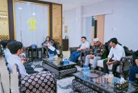 Kepala Kanwil Kemenkum NTB, I Gusti Putu Milawati, menerima audiensi Ketua LBH GP Ansor NTB Abdul Majid dan jajaran pengurus untuk membahas akreditasi bantuan hukum serta pelatihan paralegal.