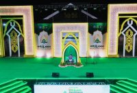 Suasana pelaksanaan salah satu cabang perlombaan MTQ XXXI Tingkat Provinsi NTB di Kabupaten Lombok Tengah. Seluruh babak penyisihan telah rampung dan para finalis terbaik dari 10 kabupaten dan kota siap bertanding pada babak final.
