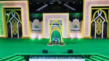 Suasana pelaksanaan salah satu cabang perlombaan MTQ XXXI Tingkat Provinsi NTB di Kabupaten Lombok Tengah. Seluruh babak penyisihan telah rampung dan para finalis terbaik dari 10 kabupaten dan kota siap bertanding pada babak final.