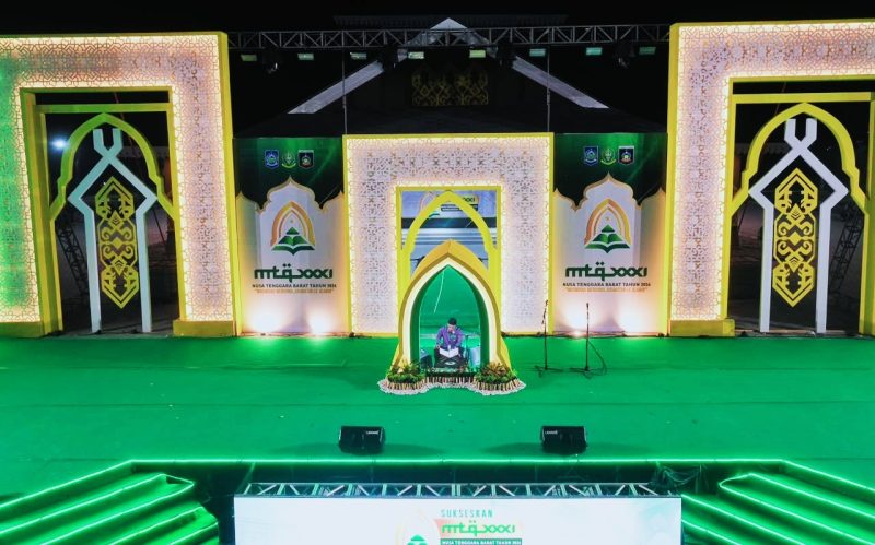Suasana pelaksanaan salah satu cabang perlombaan MTQ XXXI Tingkat Provinsi NTB di Kabupaten Lombok Tengah. Seluruh babak penyisihan telah rampung dan para finalis terbaik dari 10 kabupaten dan kota siap bertanding pada babak final.