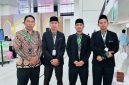 Tim Fahmil Al-Qur'an Putra Kabupaten Sumbawa Barat berfoto usai meraih juara pertama pada babak final MTQ XXXI Tingkat Provinsi NTB di Lombok Tengah. Tim gabungan dari tiga lembaga pendidikan tersebut berhasil meraih nilai tertinggi dan menargetkan prestasi di tingkat nasional.