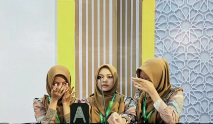 Tim Fahmil Al-Qur'an Putri Lombok Timur juara pertama final MTQ XXXI NTB 2026 di Lombok Tengah