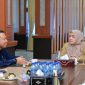 Kepala BBPOM Mataram Yogi Abaso memaparkan program prioritas tahun 2026 kepada Wakil Gubernur NTB, termasuk penguatan pengawasan obat ilegal dan Program Kabupaten/Kota Pangan Aman.