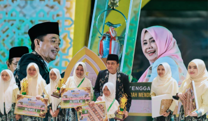 Kafilah Lombok Tengah meraih Juara Umum MTQ XXXI NTB 2026 setelah mengoleksi 13 medali emas, 9 perak, dan 9 perunggu di Lombok Tengah.