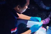 surat wasiat yang ditemukan petugas di kantong celana korban saat olah TKP penemuan jasad pria 58 tahun di Pantai Tanjung Busur, Kecamatan Bayan, Kabupaten Lombok Utara.