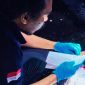 surat wasiat yang ditemukan petugas di kantong celana korban saat olah TKP penemuan jasad pria 58 tahun di Pantai Tanjung Busur, Kecamatan Bayan, Kabupaten Lombok Utara.