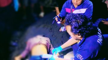 Surat wasiat yang ditemukan petugas di kantong celana korban saat olah TKP penemuan jasad pria 58 tahun di Pantai Tanjung Busur, Kecamatan Bayan, Kabupaten Lombok Utara.