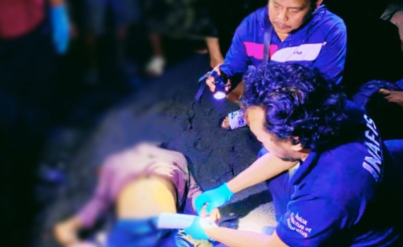 Surat wasiat yang ditemukan petugas di kantong celana korban saat olah TKP penemuan jasad pria 58 tahun di Pantai Tanjung Busur, Kecamatan Bayan, Kabupaten Lombok Utara.