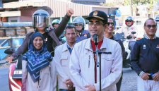 Jajaran KPU Provinsi NTB bersama Bawaslu Provinsi NTB saat melakukan touring monitoring dan evaluasi pelaksanaan Pencocokan dan Penelitian Terbatas (Coktas) di Kabupaten Lombok Utara dalam rangka memastikan akurasi data pemilih berkelanjutan Tahun 2026.