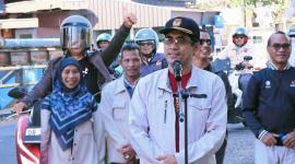 Jajaran KPU Provinsi NTB bersama Bawaslu Provinsi NTB saat melakukan touring monitoring dan evaluasi pelaksanaan Pencocokan dan Penelitian Terbatas (Coktas) di Kabupaten Lombok Utara dalam rangka memastikan akurasi data pemilih berkelanjutan Tahun 2026.