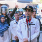 Jajaran KPU Provinsi NTB bersama Bawaslu Provinsi NTB saat melakukan touring monitoring dan evaluasi pelaksanaan Pencocokan dan Penelitian Terbatas (Coktas) di Kabupaten Lombok Utara dalam rangka memastikan akurasi data pemilih berkelanjutan Tahun 2026.