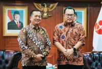 Gubernur NTB Lalu Muhamad Iqbal saat melakukan audiensi dengan Kepala BRIN di Jakarta untuk membahas dukungan riset terkait air bersih, teknologi perikanan, dan pengembangan pakan ternak bagi pembangunan NTB.
