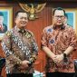 Gubernur NTB Lalu Muhamad Iqbal saat melakukan audiensi dengan Kepala BRIN di Jakarta untuk membahas dukungan riset terkait air bersih, teknologi perikanan, dan pengembangan pakan ternak bagi pembangunan NTB.