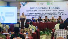 Pimpinan dan anggota DPRD Kabupaten Bima mengikuti Bimbingan Teknis (Bimtek) Sinergitas Pemerintahan dalam Perencanaan dan Pelaksanaan Pembangunan yang dibuka langsung oleh Kepala BPSDMD Provinsi NTB di Hotel Golden Palace Mataram.
