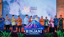Gubernur NTB didampingi Sekda NTB bersama Anggota DPR RI, Kepala BPS RI, Forkopimda, serta para bupati dan wali kota se-NTB saat menghadiri pencanangan Sensus Ekonomi 2026 di Mataram.