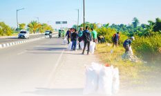 Miris! 4,3 Ton Sampah Diangkut di Bypass BIZAM Lombok