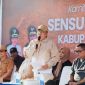 Bupati Lombok Utara Dr. H. Najmul Akhyar bersama jajaran pemerintah daerah dan Kepala BPS Kabupaten Lombok Utara saat pencanangan Sensus Ekonomi 2026 di Kabupaten Lombok Utara.