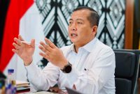 Gubernur NTB Lalu Muhamad Iqbal saat menghadiri kegiatan Validasi IPKD bersama BSKDN Kemendagri di Ruang Kerja Gubernur NTB, Mataram.