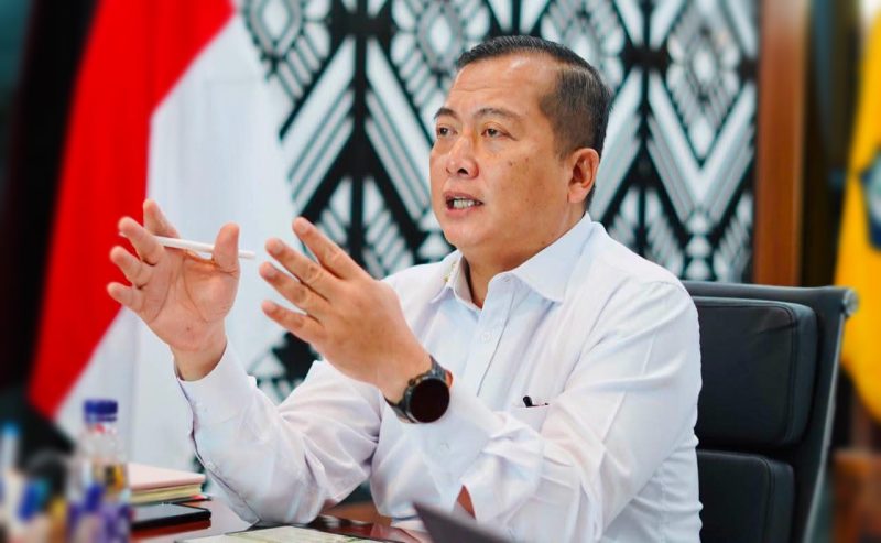 Gubernur NTB Lalu Muhamad Iqbal saat menghadiri kegiatan Validasi IPKD bersama BSKDN Kemendagri di Ruang Kerja Gubernur NTB, Mataram.