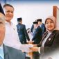 Ketua DPRD NTB Hj. Baiq Isvie Rupaeda, Kepala BNN Provinsi NTB Brigjen Pol Marjuki, S.Ik., M.Si, dan Wakil Ketua III DPRD NTB H. Muzihir usai mengikuti tes urine mendadak terhadap anggota DPRD NTB usai rapat paripurna di Kantor Gubernur NTB, Mataram.