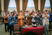 Wakil Gubernur NTB bersama Rektor Universitas Mataram dan BSSN dalam penguatan kerja sama keamanan siber di Mataram.