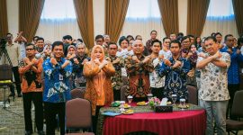 Wakil Gubernur NTB bersama Rektor Universitas Mataram dan BSSN dalam penguatan kerja sama keamanan siber di Mataram.