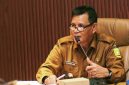 Bupati Sumbawa H. Syarafuddin Jarot menerima audiensi IHACHI Co., Ltd Jepang bersama KOPMAS Bank NTB Syariah di Ruang Rapat Kantor Bupati Sumbawa terkait investasi hijau dan program lingkungan.