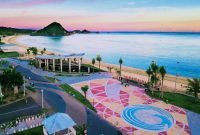 Kawasan The Mandalika di Nusa Tenggara Barat yang menjadi bagian dari total 1.545 hektare lahan yang dikelola ITDC sebagai destinasi pariwisata unggulan nasional.