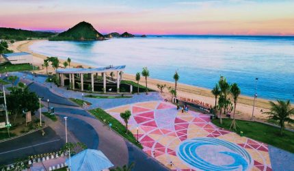 Kawasan The Mandalika NTB bagian dari 1.545 hektare lahan yang dikelola ITDC sebagai destinasi pariwisata strategis nasional Indonesia.
