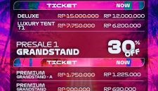 Daftar harga tiket Pertamina Grand Prix of Indonesia 2026 di Sirkuit Mandalika. Seluruh tiket Early Bird telah habis terjual dalam waktu kurang dari sepekan, sementara penjualan Presale 1 resmi dibuka dengan potongan harga hingga 30 persen untuk kategori Grandstand dan 20 persen untuk kategori VIP Hospitality.