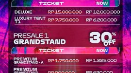 Daftar harga tiket Pertamina Grand Prix of Indonesia 2026 di Sirkuit Mandalika. Seluruh tiket Early Bird telah habis terjual dalam waktu kurang dari sepekan, sementara penjualan Presale 1 resmi dibuka dengan potongan harga hingga 30 persen untuk kategori Grandstand dan 20 persen untuk kategori VIP Hospitality.