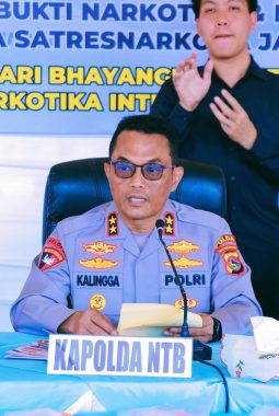 Polda NTB Ungkap 442 Kasus Narkoba dalam 6 Bulan, 574 Tersangka Diamankan