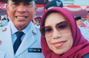 Kabid Dikbudpora Ico Rahmawati bersama Bupati Bima dalam sebuah kegiatan di Kabupaten Bima