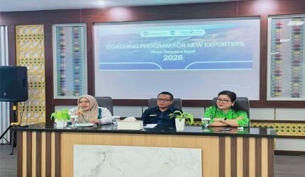 Delegasi Ghana Exim Bank dan Disperindag NTB mengikuti program cetak eksportir baru untuk mendorong UMKM NTB masuk pasar dunia.