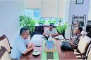Kepala Dinas Perindustrian dan Perdagangan Provinsi NTB, H. Lalu Wiranata, S.IP., M.A., saat melakukan audiensi strategis dengan Direktur Jenderal Pengembangan Ekspor Nasional Kementerian Perdagangan RI, Fajarini Puntodewi, di Jakarta.