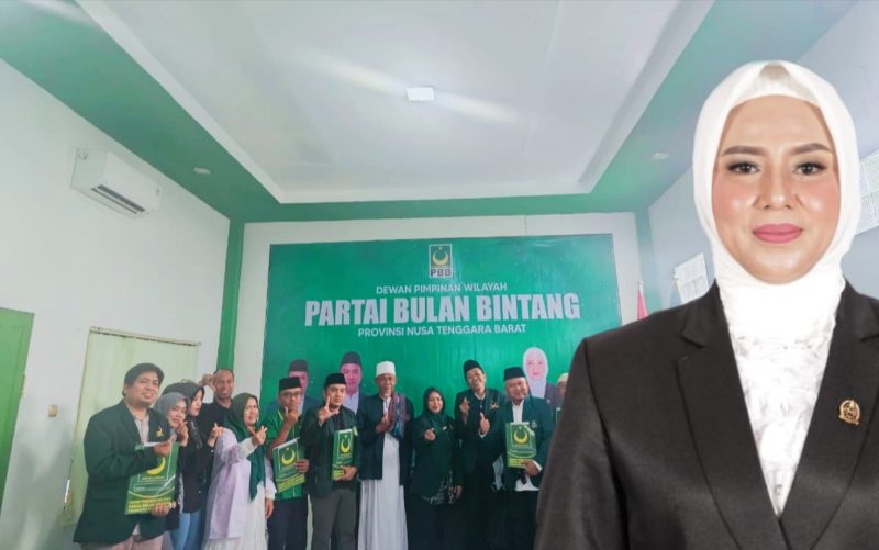 Ketua DPW PBB NTB Nadirah Al Habsyi menyerahkan SK kepengurusan terbaru kepada Ketua DPC PBB kabupaten/kota se-NTB dalam rapat koordinasi di Mataram.