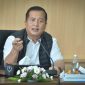 Menteri Lingkungan Hidup RI Mohammad Jumhur Hidayat bersama Gubernur NTB Lalu Muhamad Iqbal, para bupati dan wali kota se-NTB mengikuti Rapat Koordinasi dan Sinkronisasi Program Lingkungan Hidup di Aula Bank NTB Syariah, Mataram, membahas percepatan rehabilitasi hutan, pengelolaan sampah, dan pengendalian pencemaran.