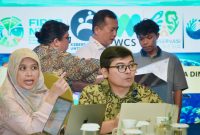 Gubernur NTB Lalu Muhamad Iqbal saat membuka Pertemuan Tahunan ke-1 Komite Pengelola Bersama Perikanan (KPBP) di Mataram, Selasa (30/6/2026), dan menegaskan pentingnya pembangunan daerah berbasis data serta bukti yang akurat.