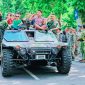 Gubernur NTB Lalu Muhamad Iqbal bersama Panglima Kopassus Letjen TNI Djon Afriandi saat memberikan keterangan terkait latihan pengamanan Program Strategis Nasional (PSN) di kawasan Mandalika menjelang agenda nasional dan internasional.