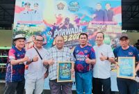 Ketua PWI NTB, Sejumlah wartawan senior, dewan juri, dan mitra PWI NTB menghadiri pengumuman pemenang lomba karya jurnalistik dan fotografi Porwada PWI NTB 2026 di Mataram