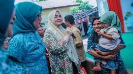 Wakil Gubernur NTB Indah Dhamayanti Putri bersama Ketua TP PKK NTB Sinta M. Iqbal meluncurkan Gerakan Intervensi Serentak Pencegahan dan Percepatan Penurunan Stunting di Desa Lendang Nangka Utara, Kecamatan Masbagik, Kabupaten Lombok Timur.